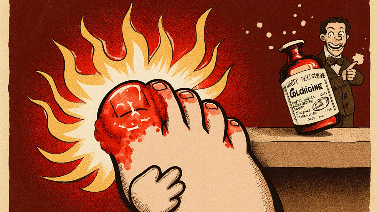 How Colchicine Relieves Gout Pain & Inflammation: Mechanism Explained